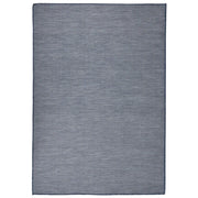Tappeto da Esterni a Tessitura Piatta 140x200 cm Blu cod mxl 63265