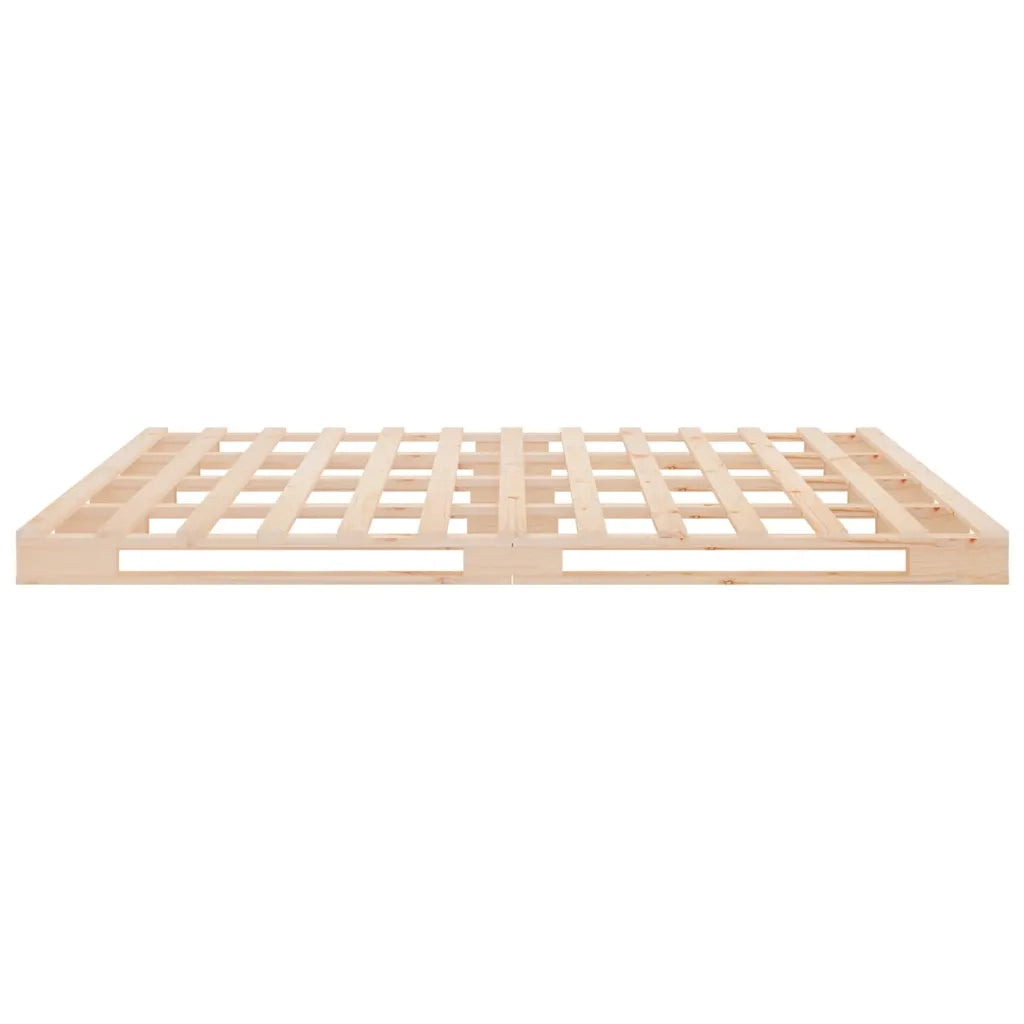 Letto senza Materasso 140x190 cm in Legno Massello di Pino 3190505