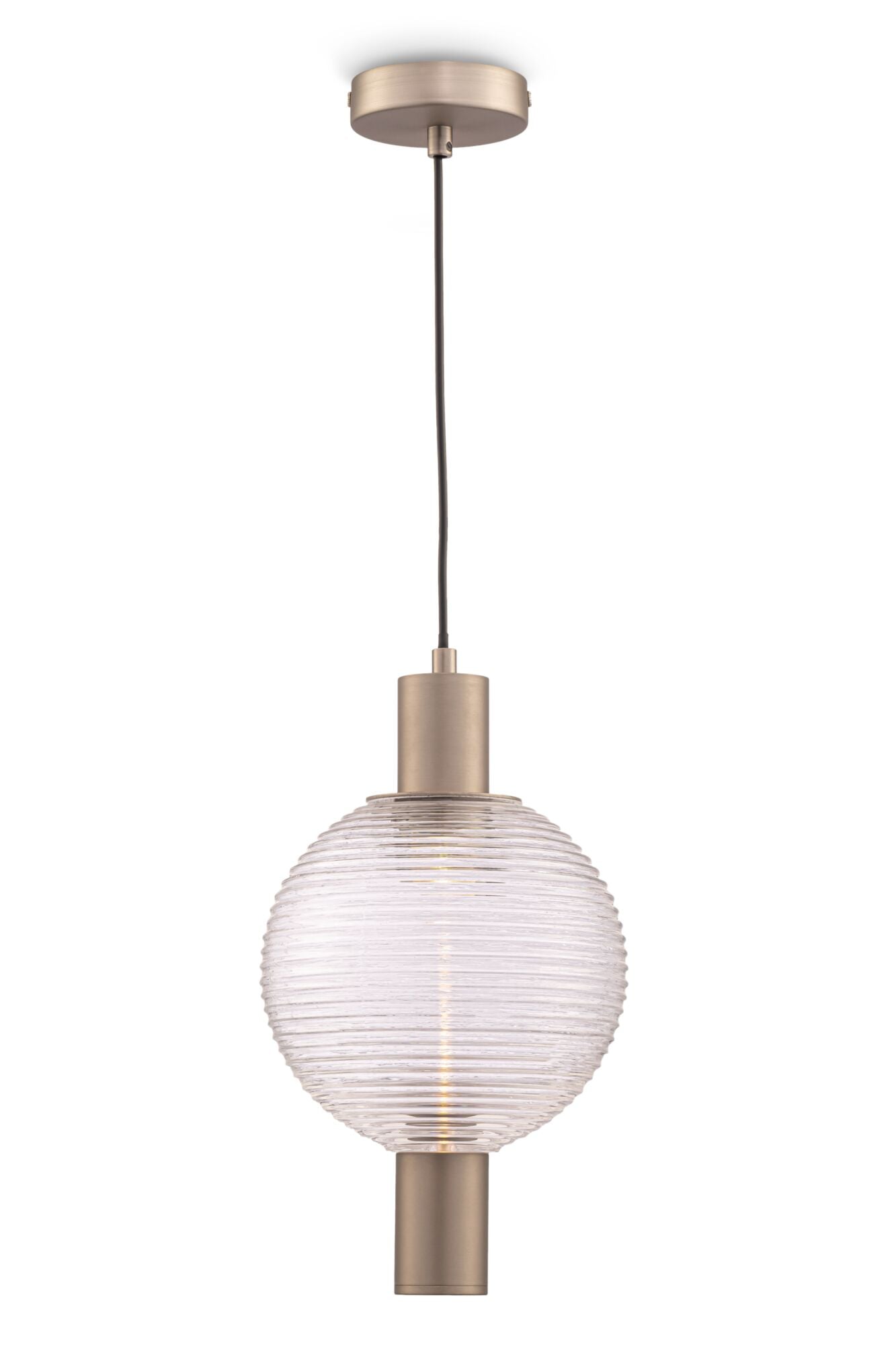Lampada pendente Pendant in Metallo Rueca Nickel
