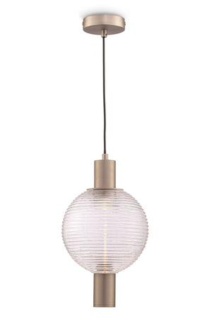 Lampada pendente Pendant in Metallo Rueca Nickel
