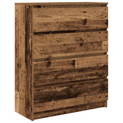 Credenza | Madia | Buffet da pranzo | Armadio da pranzo Legno Antico 80x35x99 cm in Legno Multistrato