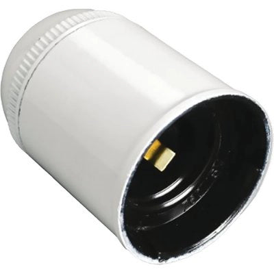 PORTALAMPADA CAMICIA LISCIA ELECTRALINE - TERMOPLSTICO BIANCO E27 M10X1- 6 pezzi