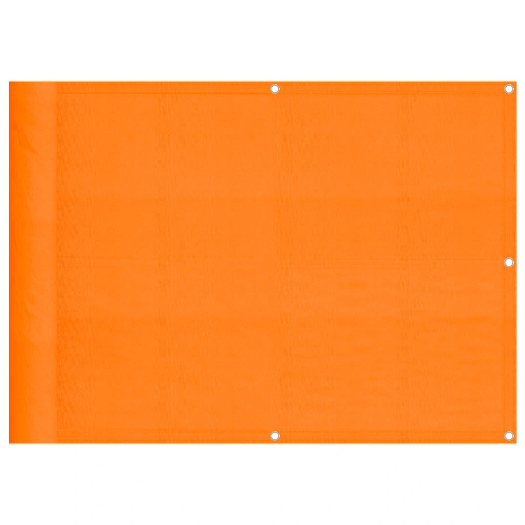 vidaXL Paravento da Balcone Arancione 75x800 cm 100% Poliestere Oxford