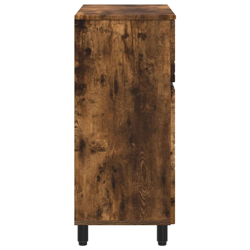 Mobiletto da bagno Rovere Fumo 60 x 35 x 80 cm 889420