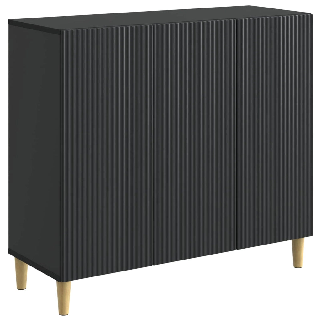 Credenza Nero 89 x 34,5 x 80 cm Legno ingegnerizzato 894646