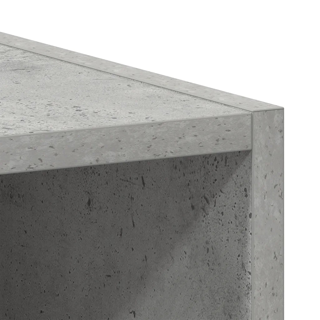 vidaXL Mobile Pensile “Riga” Grigio Cemento 20x29,5x60 cm