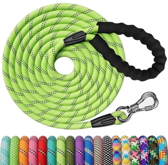 Cintura per cani 30 m - Trainingscintura con maniglione comodo e chiusura a molla per cinturino - Adatta a tutti i razzi canini