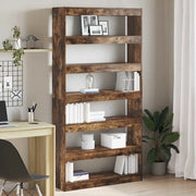 Armadio per Libri Rovere fumé 100 x 30 x 198 cm 3333928