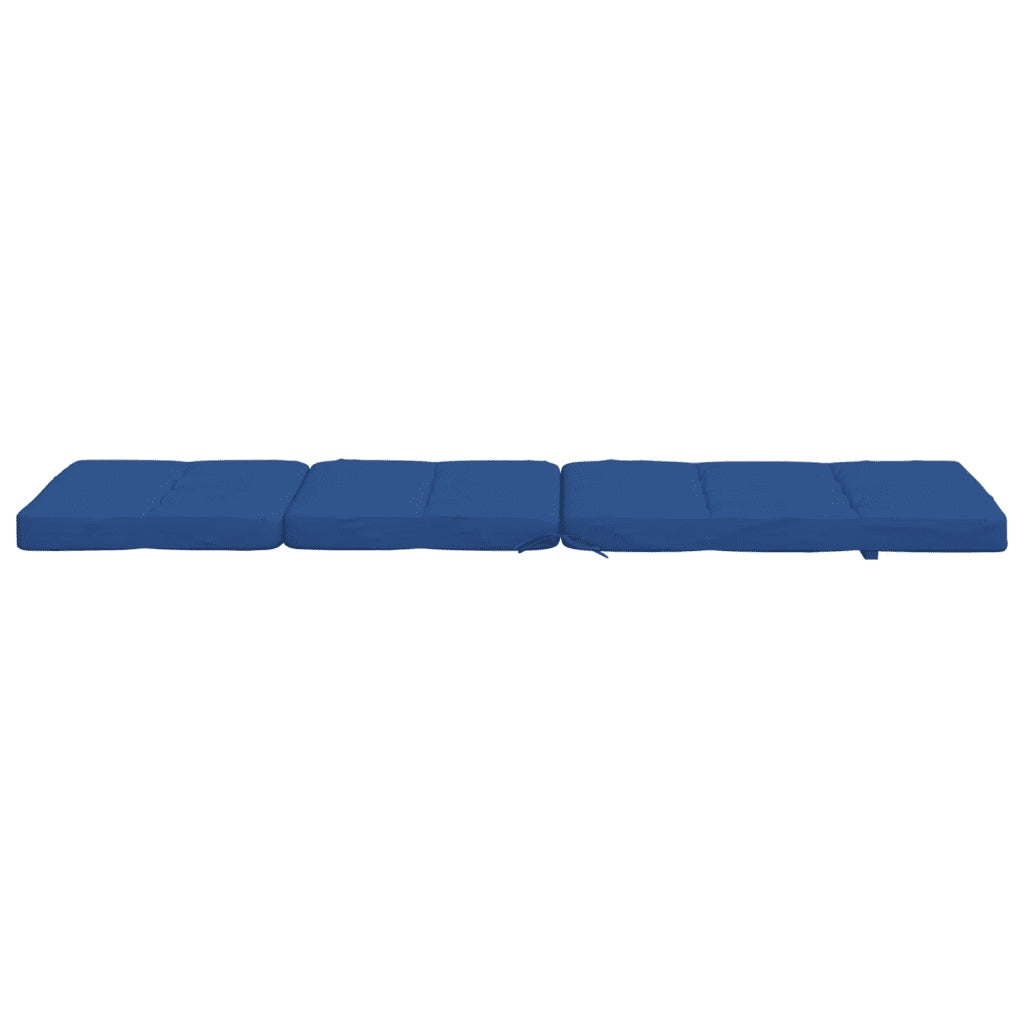 Cuscini per Sedia a Sdraio 2 pz Blu Reale in Tessuto Oxford 361994