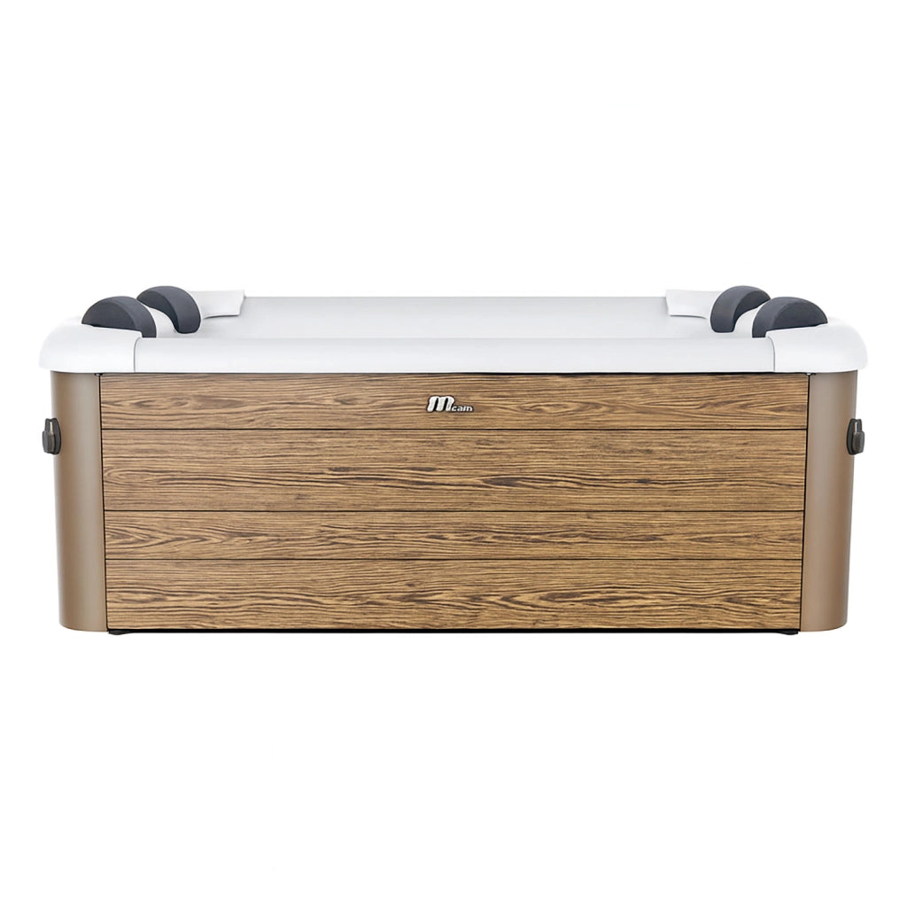 Vasca Idromassaggio Spa Oslo Amber Aero Plus Smart con Wifi per 6 Persone 180x180x65 cm in Materiale Plastico Effetto