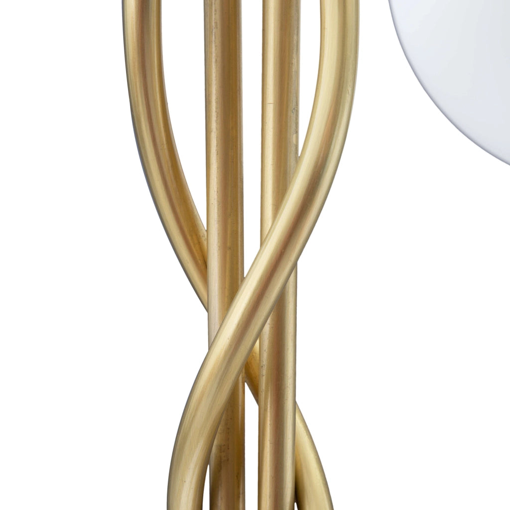 Famani, Lampada da Terra Necessarie 4 Lampadine, Bianco