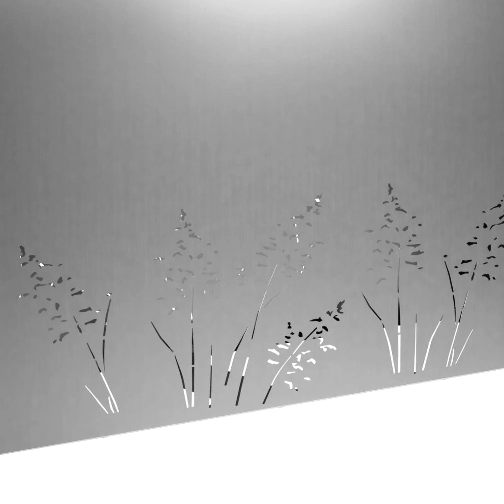 Vaso da giardino 2 pz Argento 100 x 30 x 49 cm Acciaio zincato 8005873