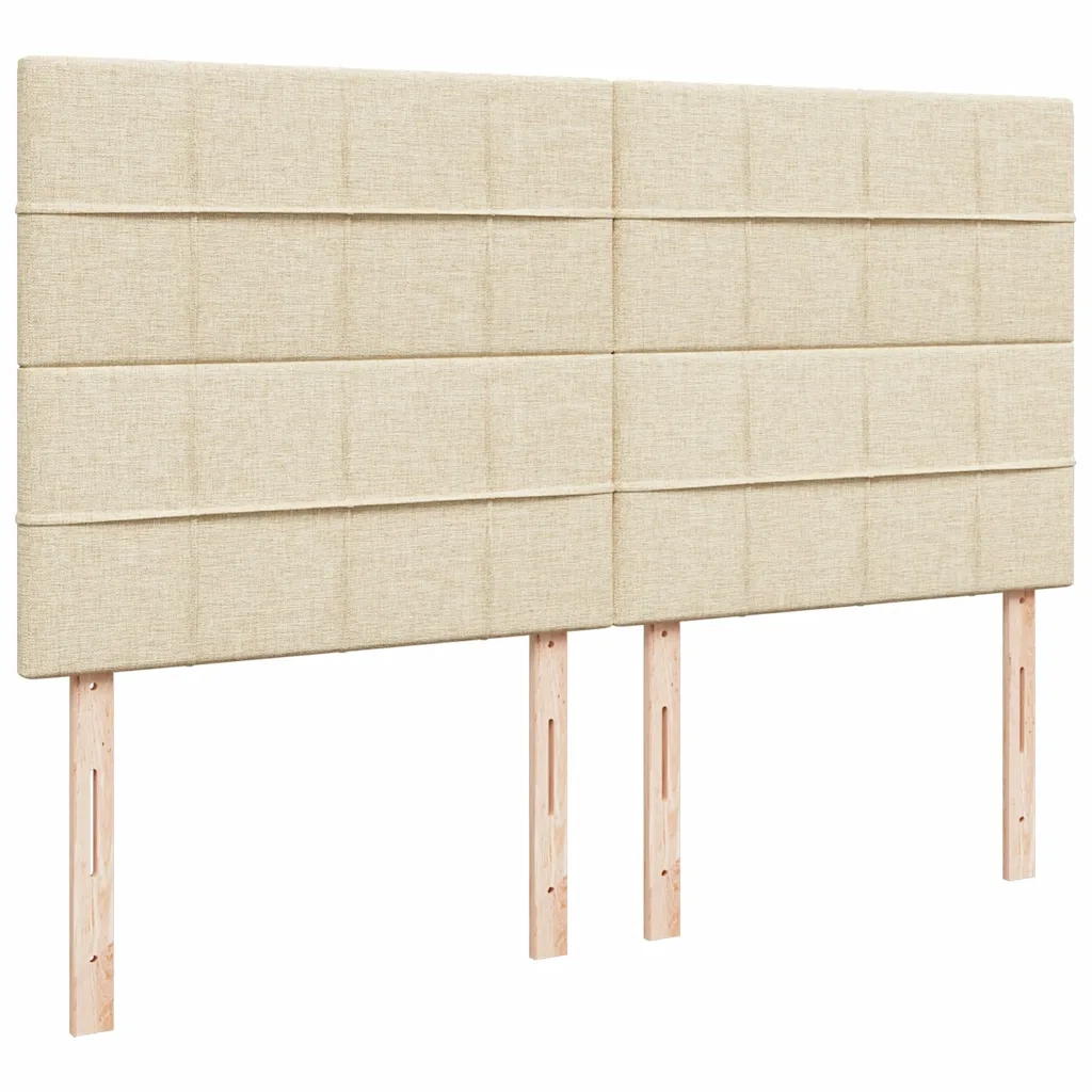 Giroletto a Molle con Materasso Crema 180x200 cm in Tessuto 3292140