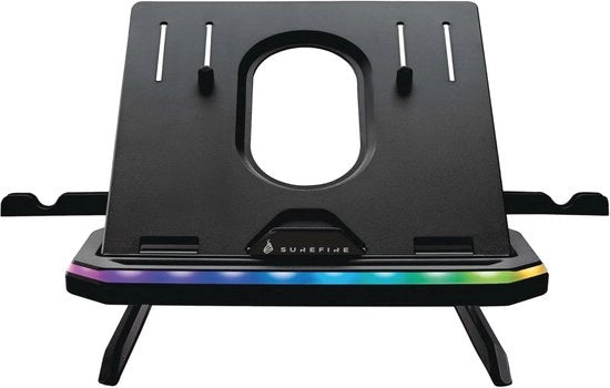 Standarizzazione per Laptop Gaming Regolabile con Illuminazione RGB e Ventilazione per Portatili da 10 a 17,3 Pollici