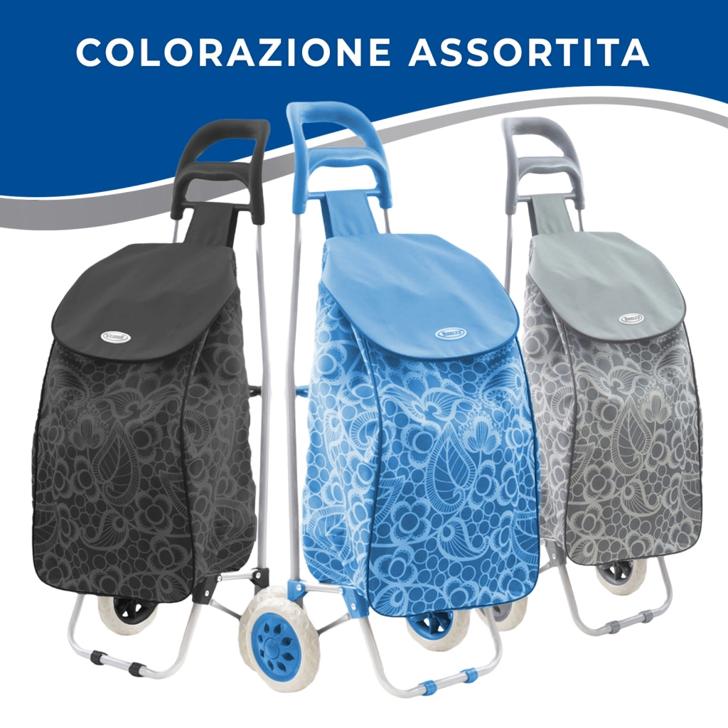 MAURY'S CARRELLO PORTA SPESA LACE  DA 35 LT CAPIENZA FINO A 20 KG