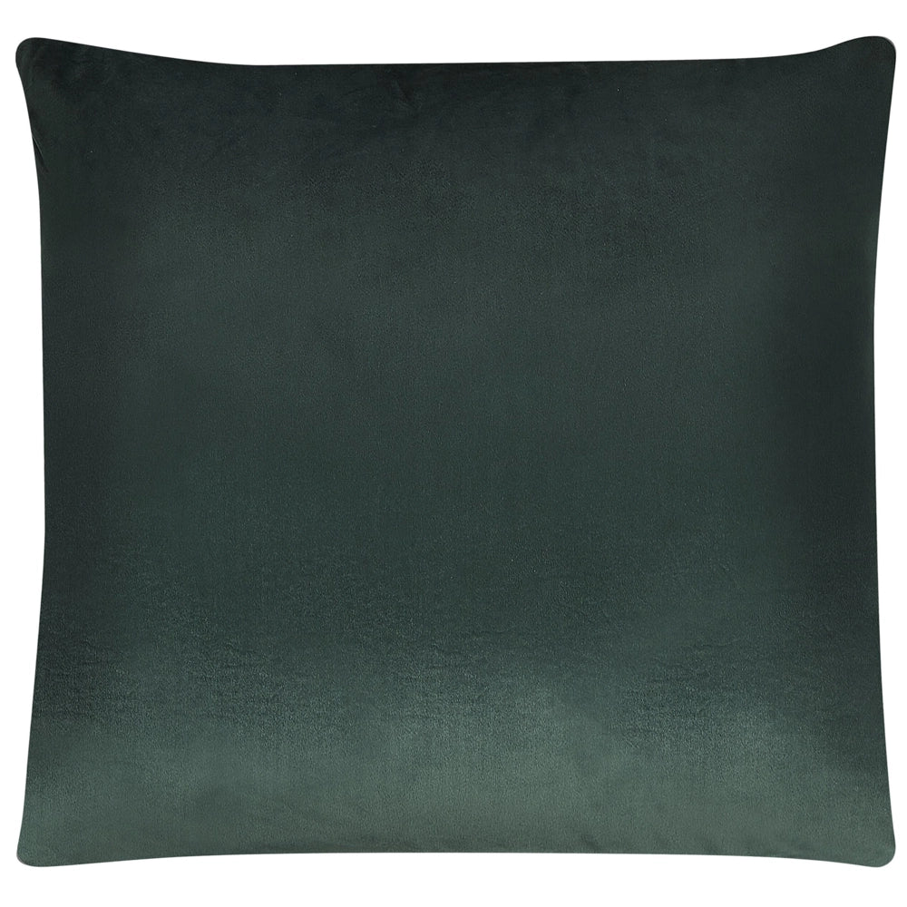 Set di 2 Cuscini decorativi con motivo geometrico Dorato 45 x 45 cm velluto Verde