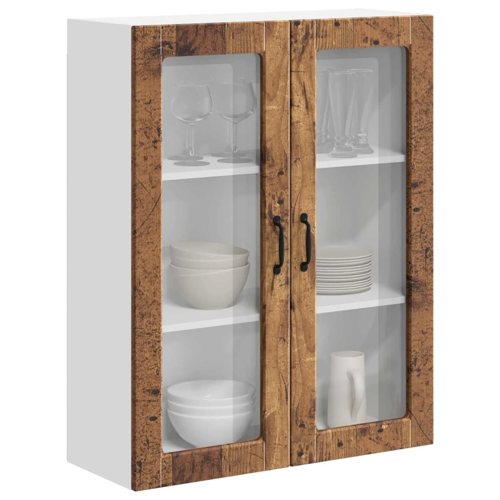 Pensile cucina-Mobile Cucina da Parete Legno vecchio 80 x 31 x 100 cm Legno multistrato
