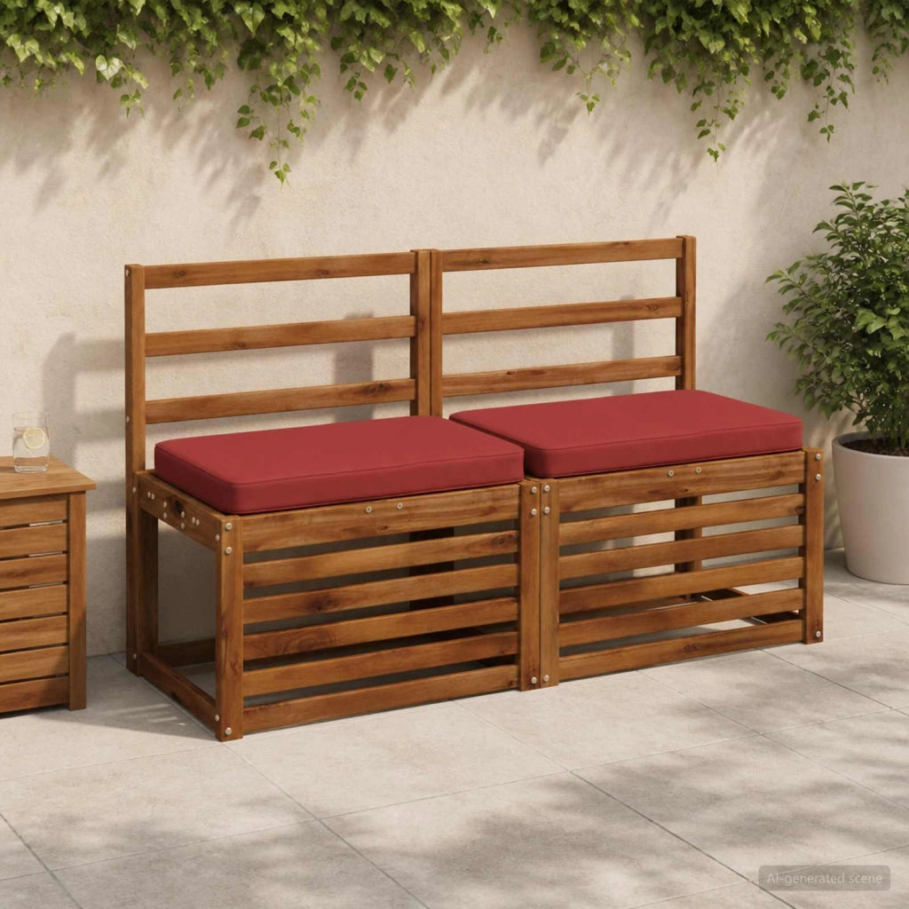 Cuscino per Panchina a 1 Pezzo VUGHT 100% Poliestere Rosso 951010