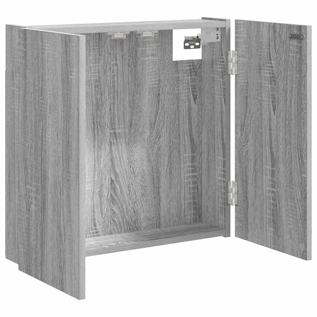 Armadio per Dartboard Sonoma grigio 56 x 12 x 53,5 cm 8006665