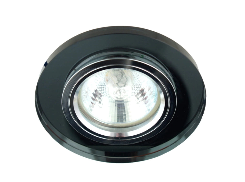 Faretto da incasso Candellux SS-15 vetro nero MR16