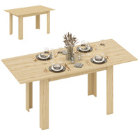 Tavolo Allungabile da Pranzo 140-180x80x75 cm per 6-8 Persone in MDF Color Legno
