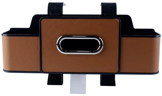 Organizzatore per Auto - Multifunzionale - Organizzatore di Panchetta - Portabicchieri - Portatissino - Supporto Cervicale con Grappolo - Facile da Pulire