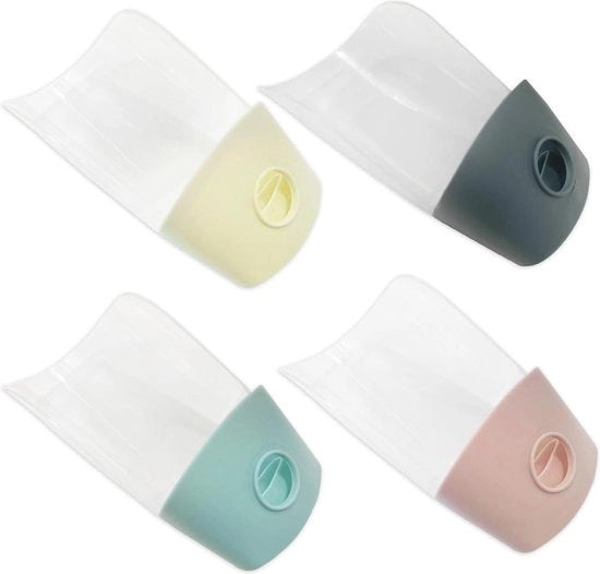 Estensione per rubinetti a 4 vie per il lavaggio delle mani - bambini - protezione per la vasca da bagno - blu chiaro - blu scuro - rosa chiaro - crema.