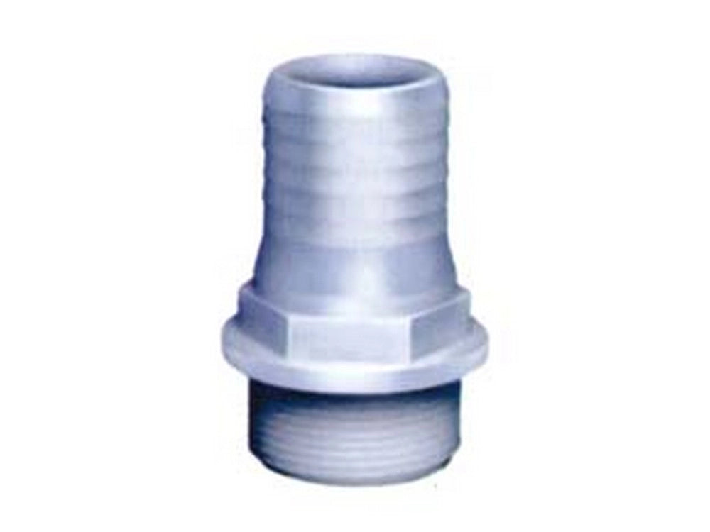 10pz raccordo in nylon portagomma dritto per pompe  - m 1"1/2 x ø mm.40 cod:ferx.fer197489