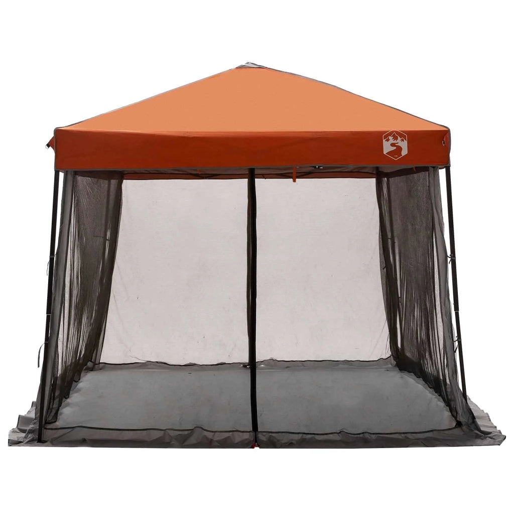 Set di Tende da Campeggio con tetto 2 pcs Grigio e arancione 3337178
