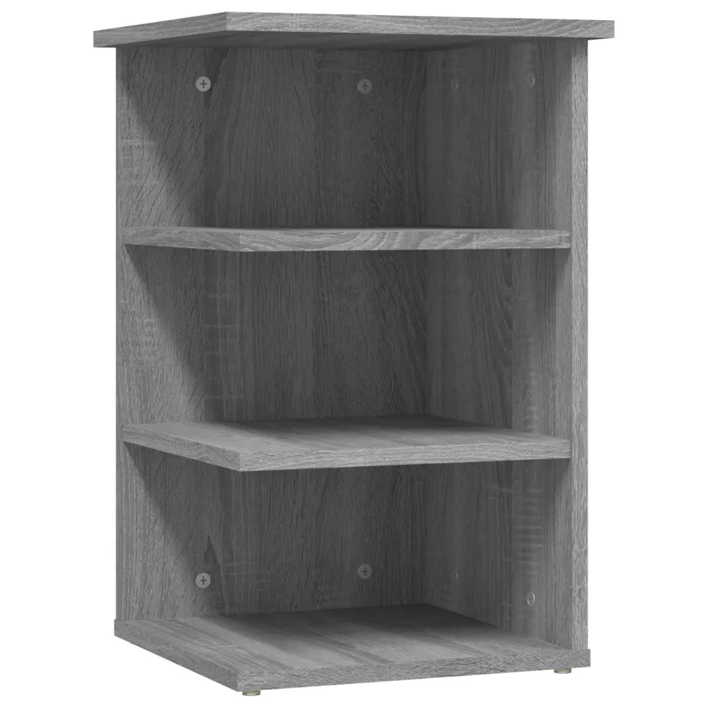 Mobiletto Laterale Grigio Sonoma 35x35x55 cm Legno Multistrato CFW1683192