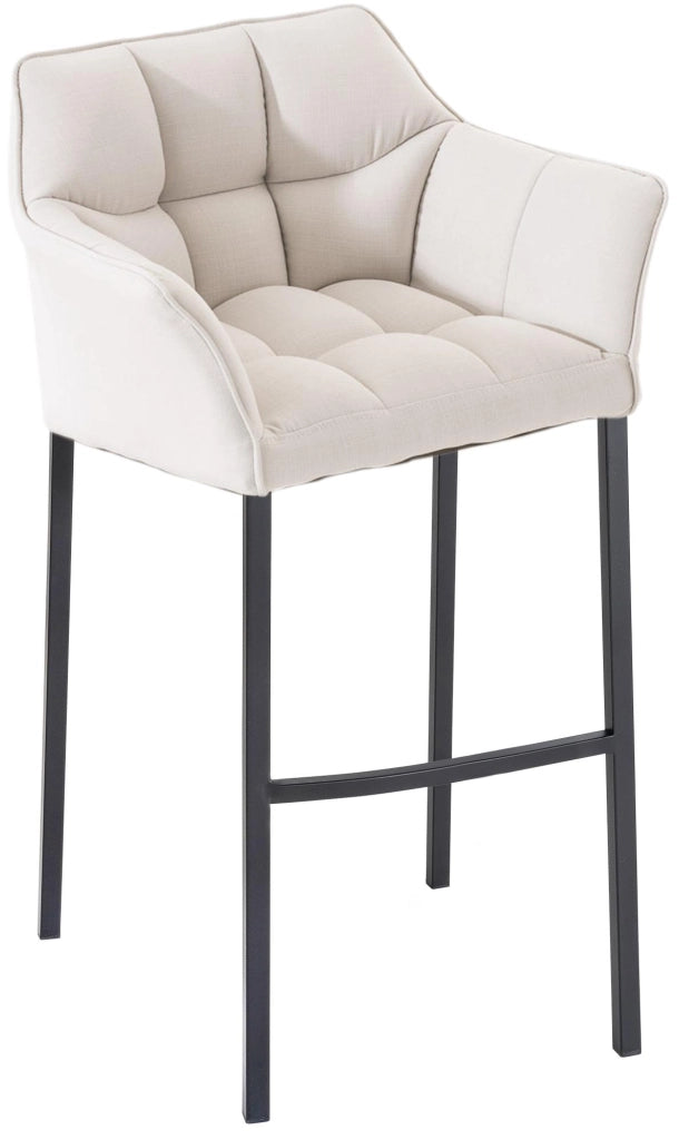 Barhocker Damaso B Stoff mit 4-FuЯ Gestell