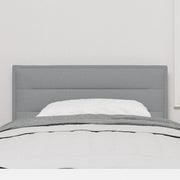 Testiera vivaXL Design Linee Grigio Chiaro 80 cm Tessuto