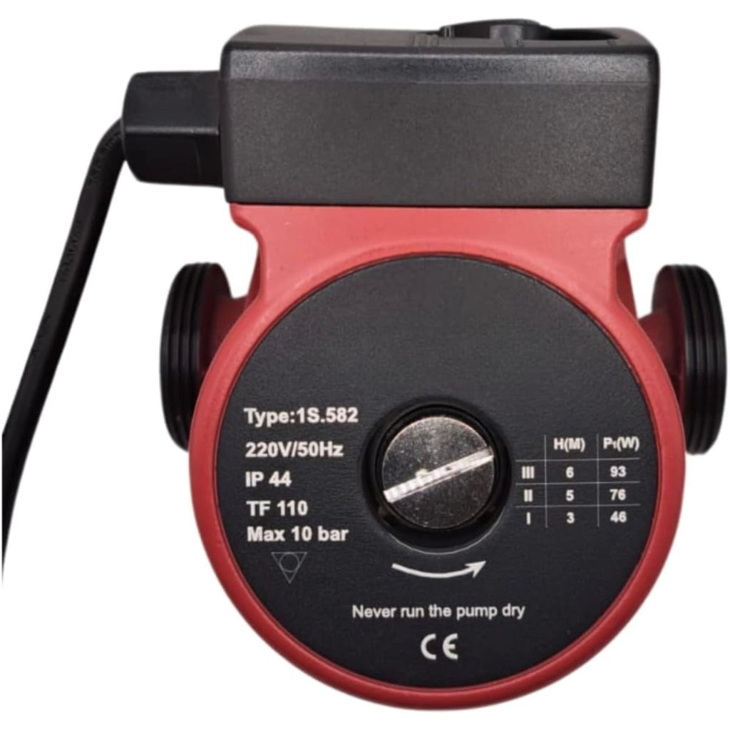 POMPA ACQUA CIRCOLATORE 1"1/2 RISCALDAMENTO 25/60-130 CALDAIA STUFA PELLET TERMOCAMINO 3 Velocità 1S.582 EcoPrice®