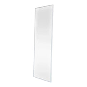 Specchio decorativo per porta dal design moderno 120 x 37 x 2 cm bianco 03_0010149