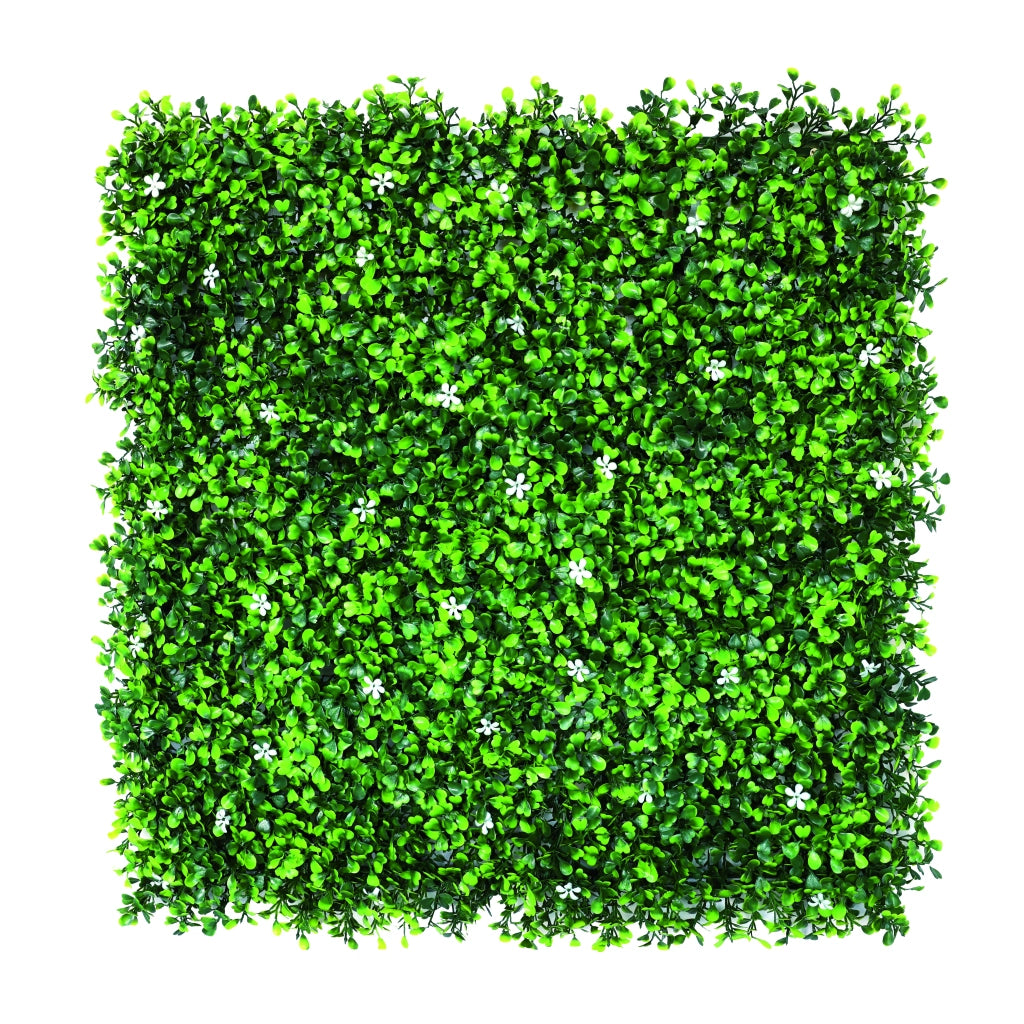 Confine SIEPE ARTIFICIALE DA PARETE MOD. BOSSO FIORITO cm. 50x50