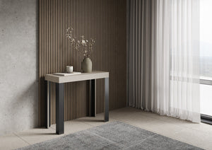 Consolle Allungabile 90-300x40x77 cm Linea Cashmere Telaio Antracite