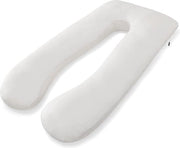 Cuscino per gravidanza - Cuscino per alimentazione - Cuscino laterale - Cuscino a forma di corpo - Adattabile in durezza - 130 x 70 cm - Grigio