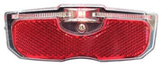 Lampi per bicicletta - illuminazione per bicicletta - luci posteriori per portabagagli - luci posteriori LED per bicicletta - luci di avvertimento per bicicletta - rosso - ABS acrilato