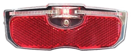 Lampi per bicicletta - illuminazione per bicicletta - luci posteriori per portabagagli - luci posteriori LED per bicicletta - luci di avvertimento per bicicletta - rosso - ABS acrilato