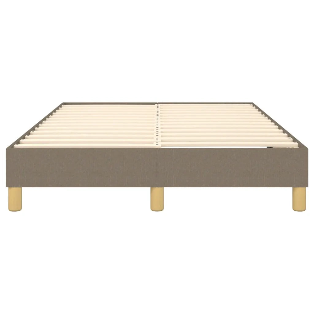 Struttura Letto a Rete a Molle-Giroletto Tortora 120x200 cm Tessuto 760166