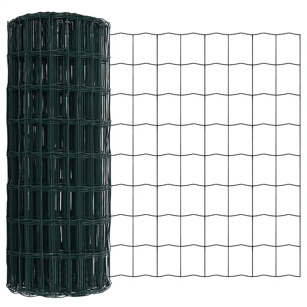 Recinzione con Posto Verde 0,6 x 50 m Acciaio e PVC 3350625