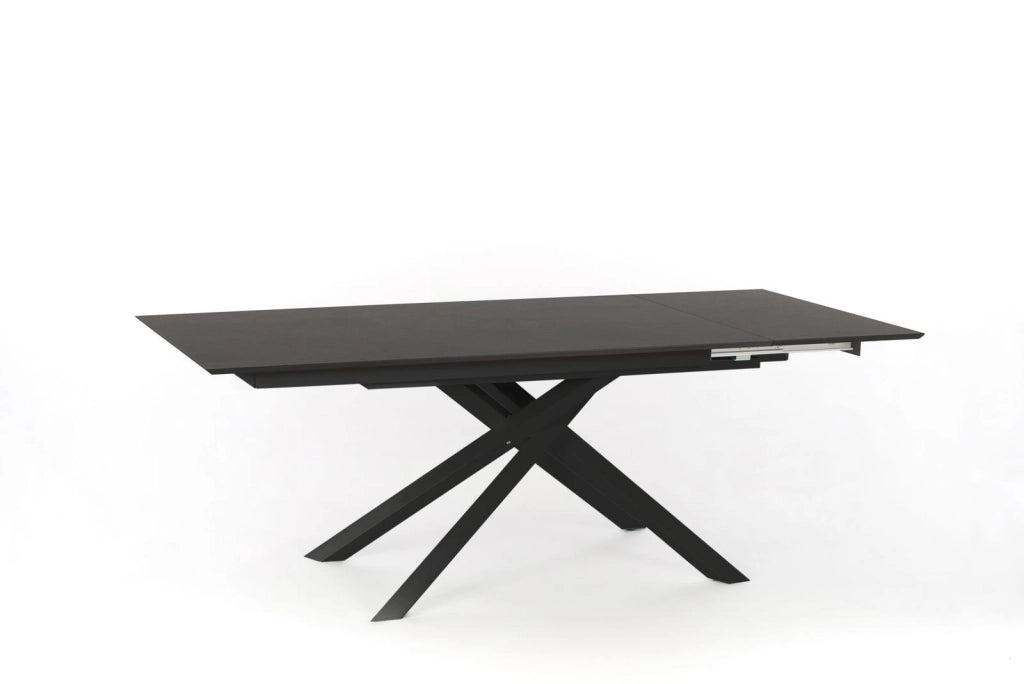 Xavier - Tavolo Allungabile (170/270 x 90 cm) in HPL su MDF Grigio Scuro
