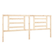 Testiera | Testata per Letto 206x4x100 cm in Legno Massello di Pino
