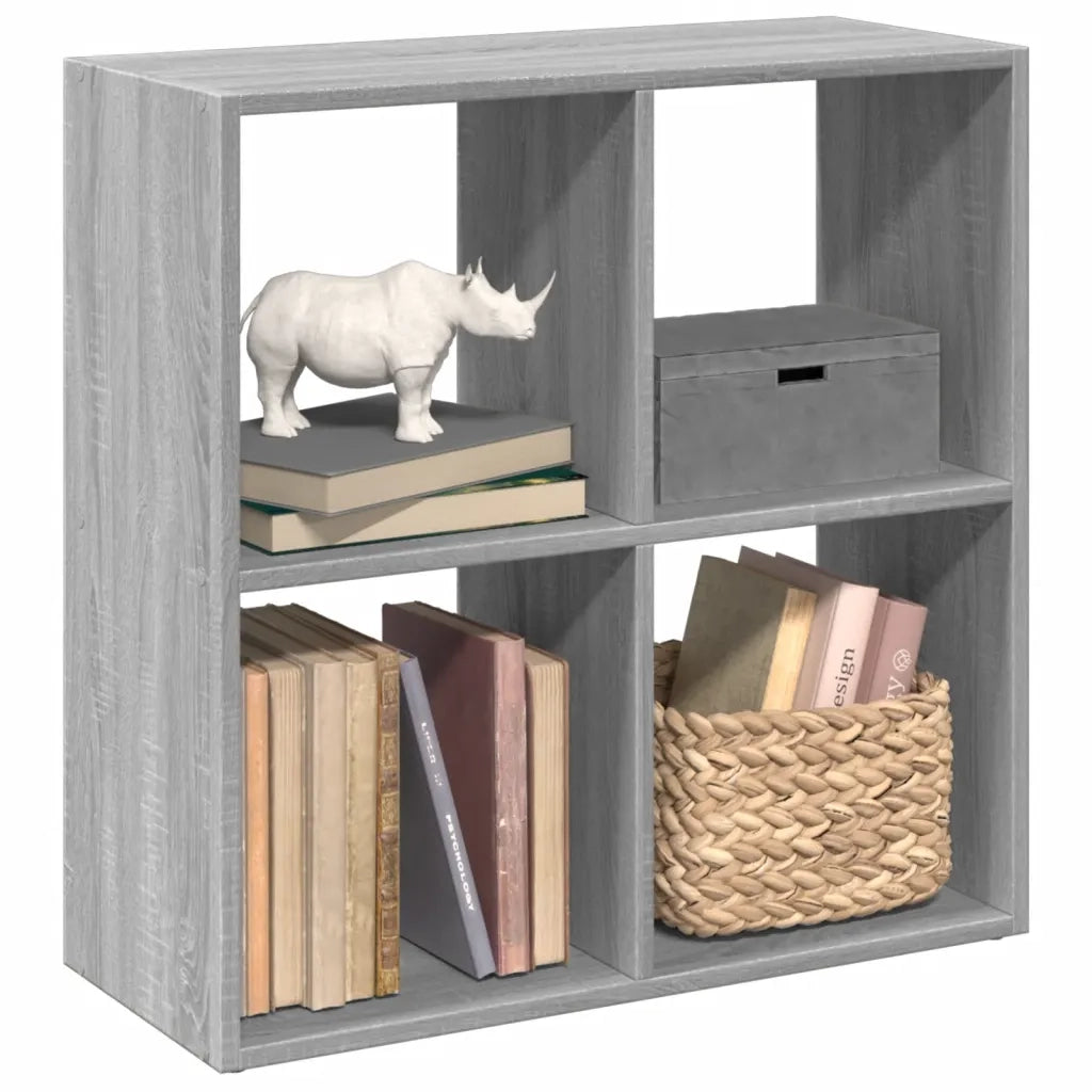 Libreria Divisorio Grigio Sonoma 69,5x29x69,5 cm in Truciolato 858008