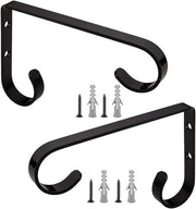 Set di supporti per piante - Ancore decorative per esterni - 2 pezzi - Metallo