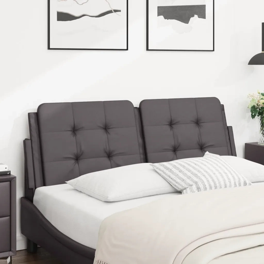 Cuscino Testiera Zadar Grigio 120 cm in Similpelle CFW3553165