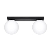Plafoniera Pure Lume SOLEDA PU.1152 2xG9 bianco/nero