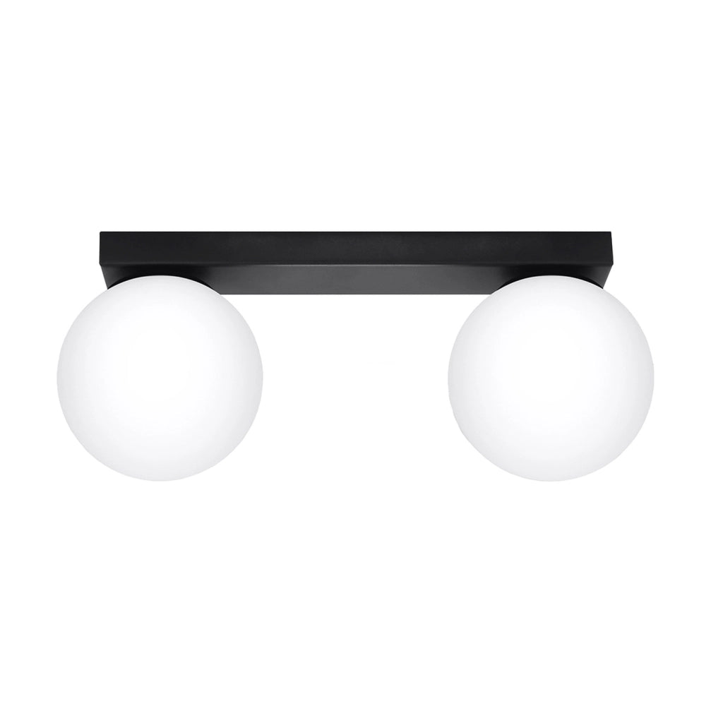 Plafoniera Pure Lume SOLEDA PU.1152 2xG9 bianco/nero