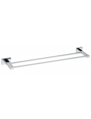 PLAZA Doppio Portasciugamani Cromato 12x62,5x3,5 cm