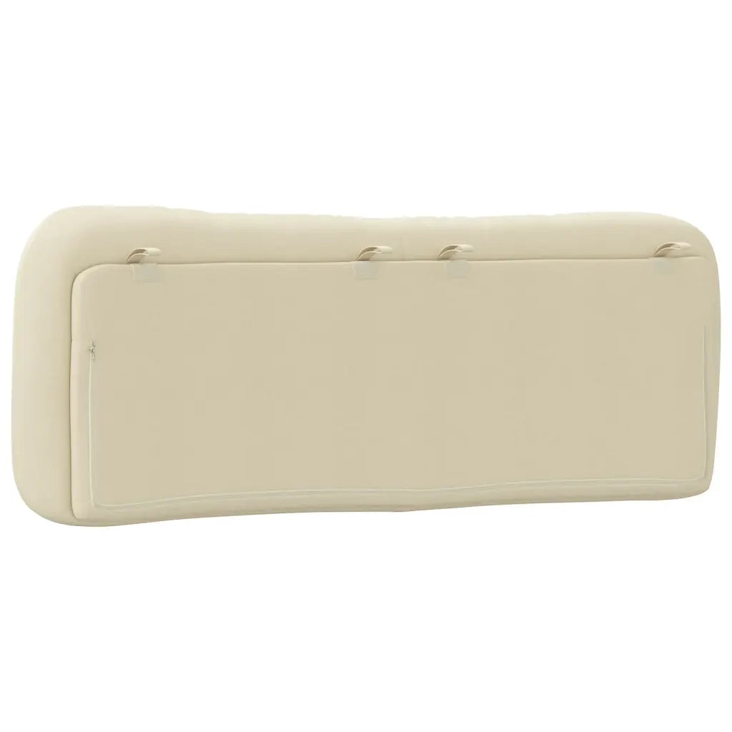 Cuscino Testiera-Cuscino per Testiera Hvar Crema 120 cm in Tessuto